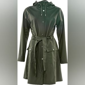 Rains curve jacket - Red